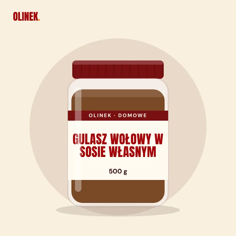 Gulasz wołowy w sosie własnym