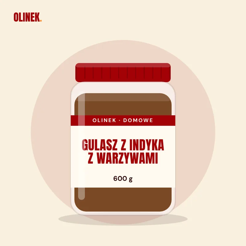 Gulasz z indyka z warzywami