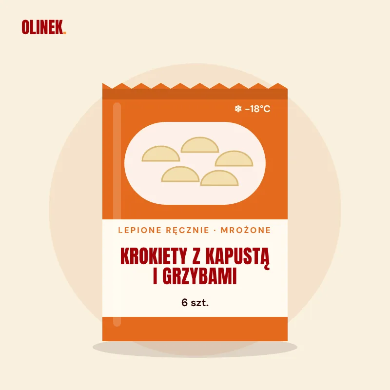Krokiety z kapustą i grzybami
