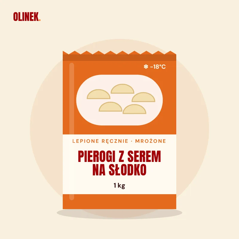 Pierogi z serem na słodko