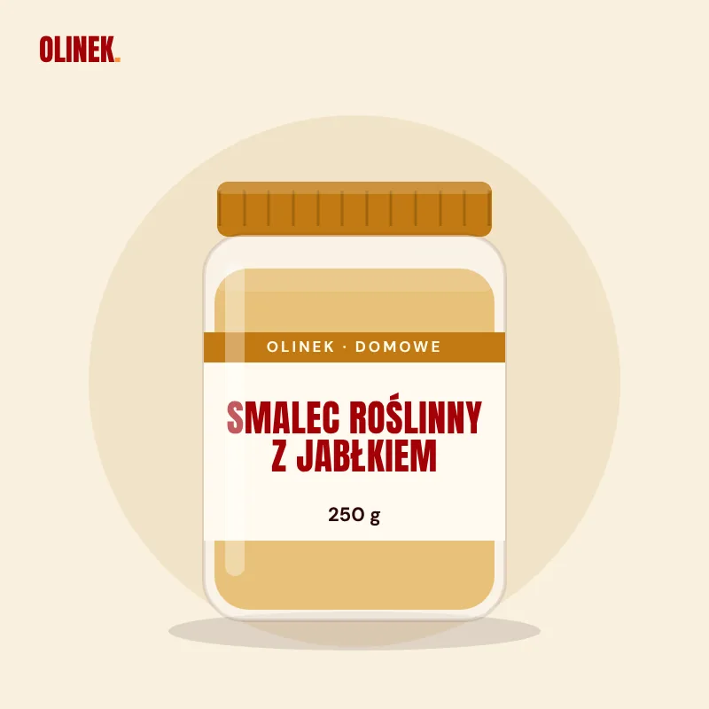 Smalec roślinny z jabłkiem
