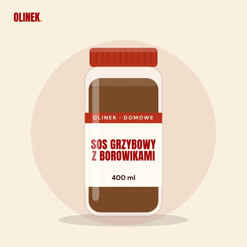 Sos grzybowy z borowikami